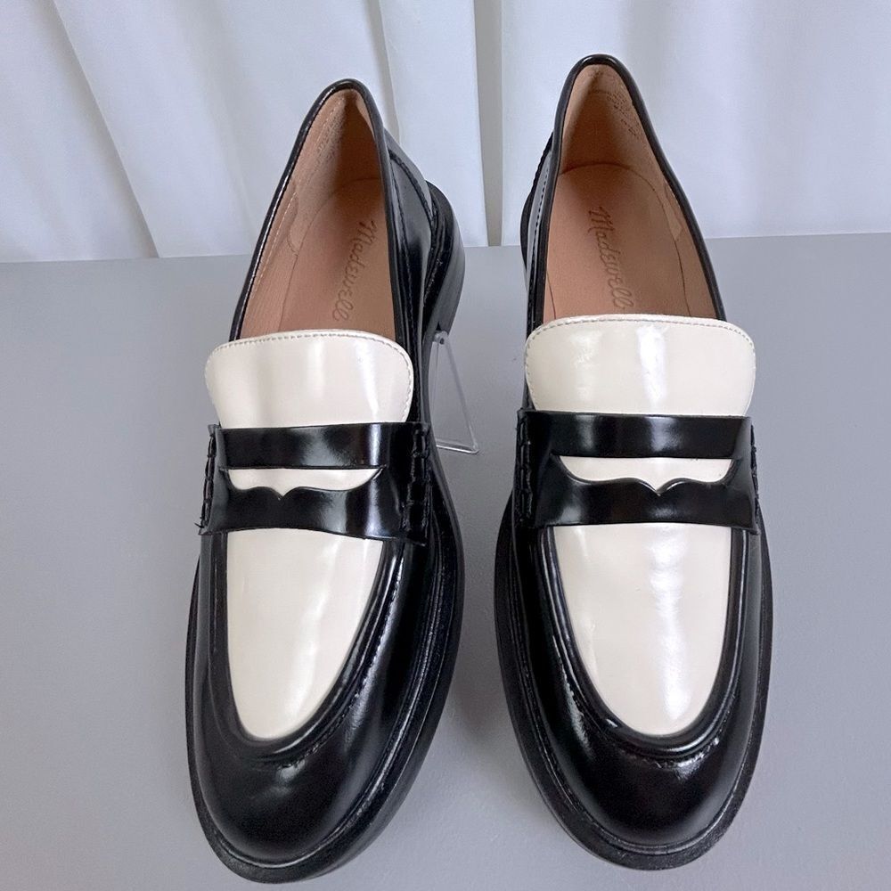 Madewell The Vernon Loafer new women’s Black and White Loafers size 7.5 - Picture 12 of 12